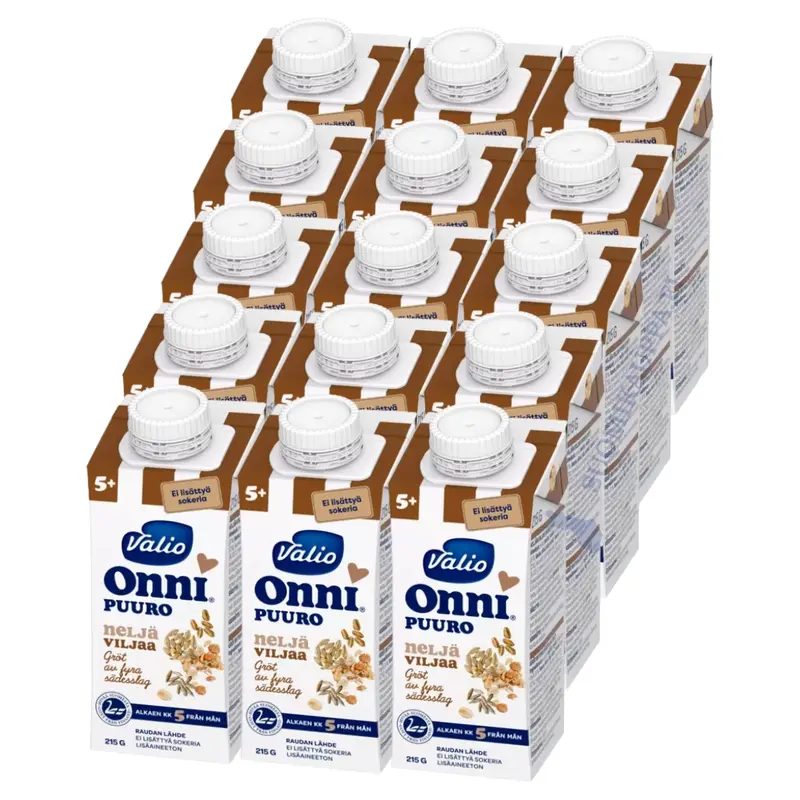 15 x Valio Onni® neljän viljan puuro 215 g UHT (alk 5 kk)