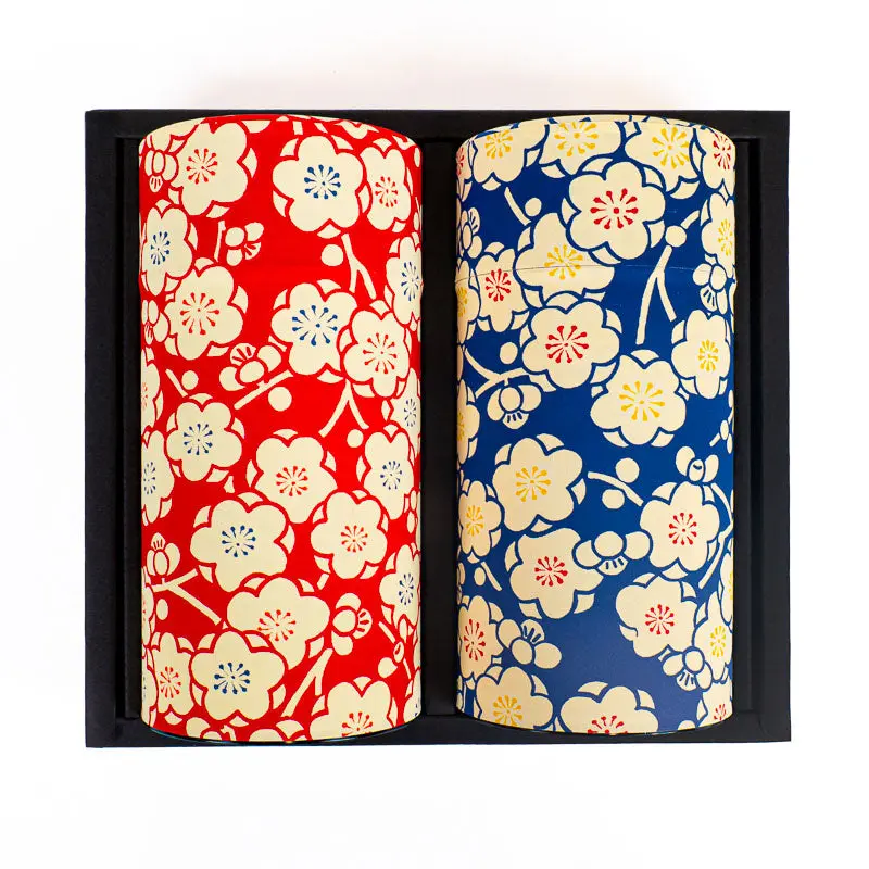 2 Teepurkin Setti Washi-paperilla - Ume