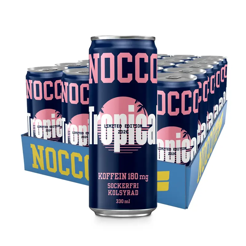 24 x NOCCO BCAA 330 ml Tropical LIMITED EDITION