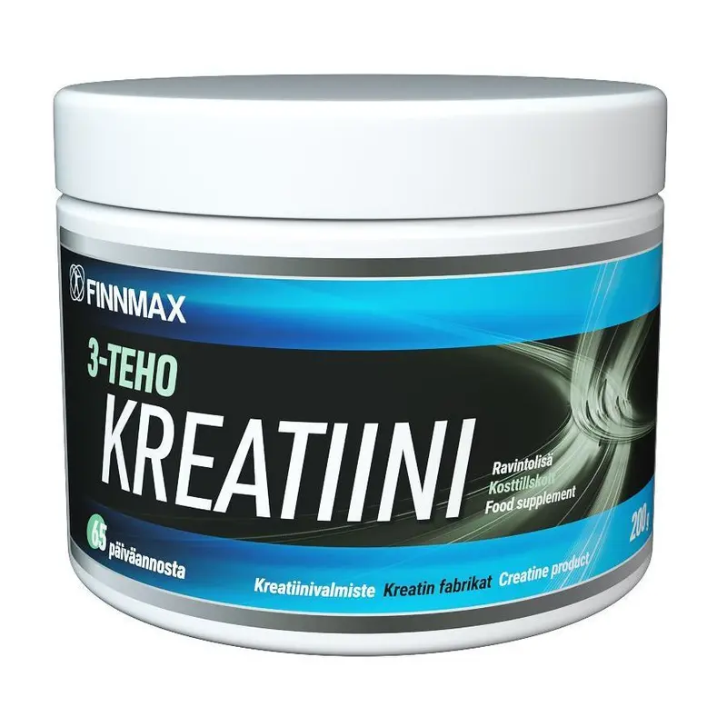 3-Tehokreatiini jauhe 200g, Finnmax