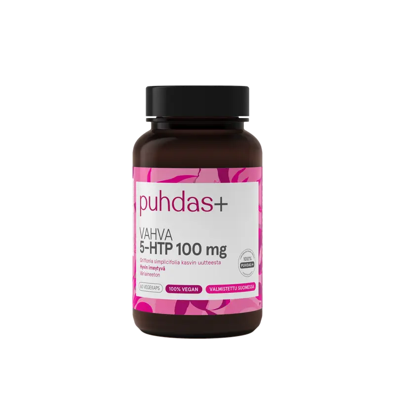 5-HTP+ 100 mg (5-hydroksitryptofaani (5HTP), 60 kaps