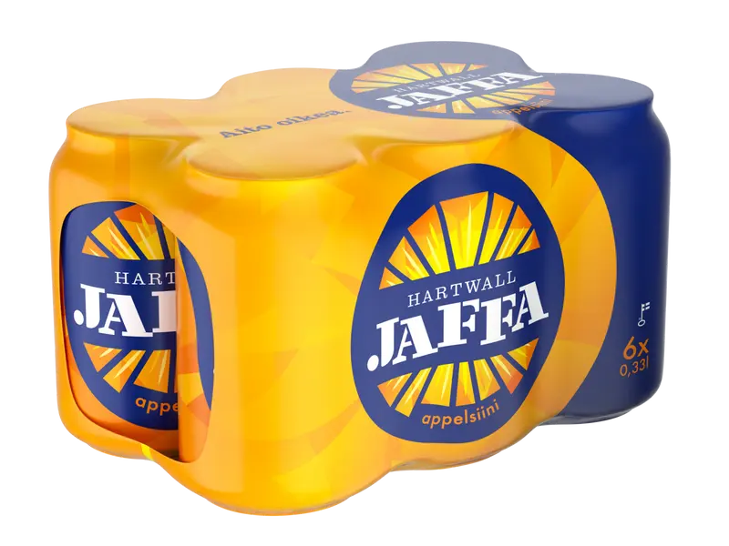 6 x Hartwall Jaffa Appelsiini virvoitusjuoma 0,33 l