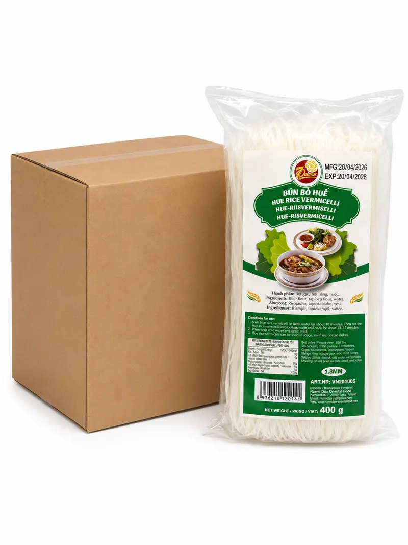 7 DAISIES, RICE VERMICELLI NOODLE HUE STYLE, BÚN BÒ HUẾ, 400G X30 PCS, BOX