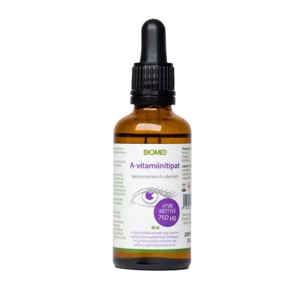 A-vitamiinitipat 40ml Biomed