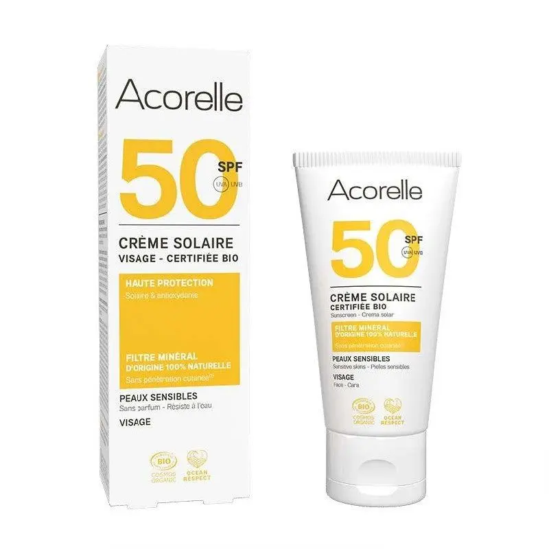 Acorelle Aurinkovoide Kasvoille SPF50
