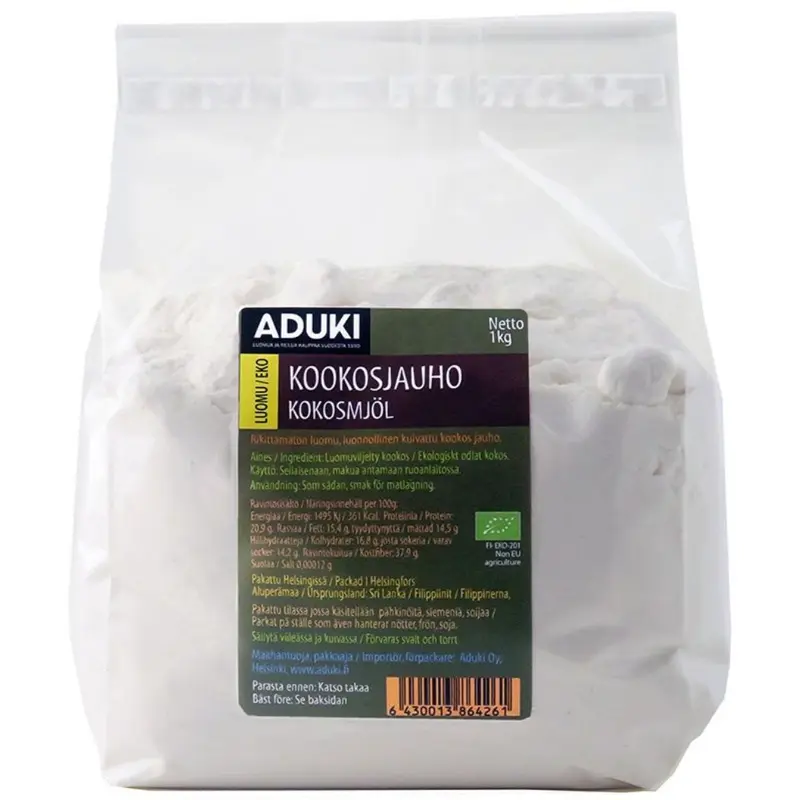 Aduki — Kookosjauho, luomu, 1 kg