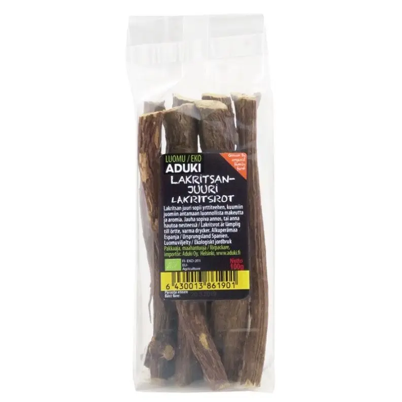 Aduki — Lakritsinjuuri, luomu, 100 g