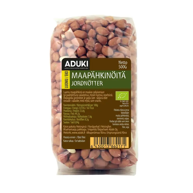 Aduki Luomu Maapähkinä