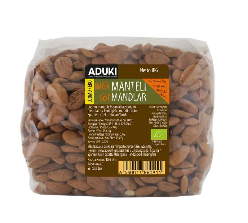 Aduki Manteli 1kg Luomu