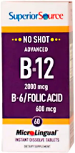 Advanced B12-vitamiini+B6-vitamiini+Folic Acid (foolihappo)