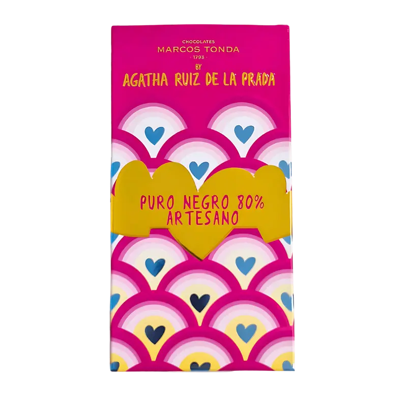 Agatha Ruiz de la Prada Artesaani tummasuklaa 80% 100g