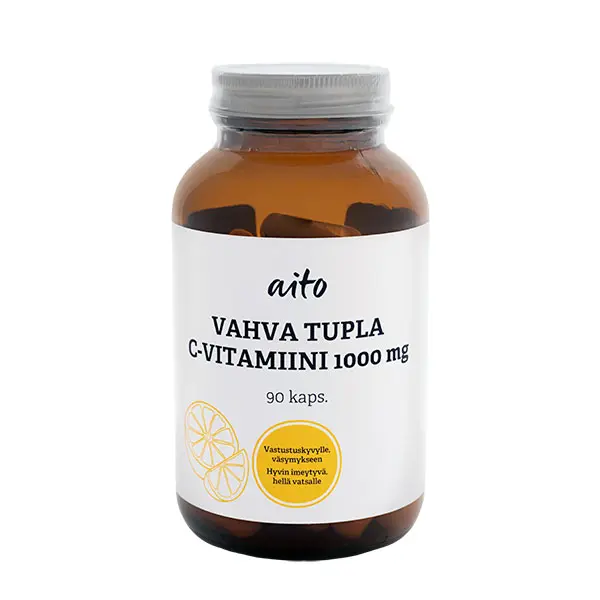 Aito Vahva Tupla C-vitamiini 1000mg 90kaps