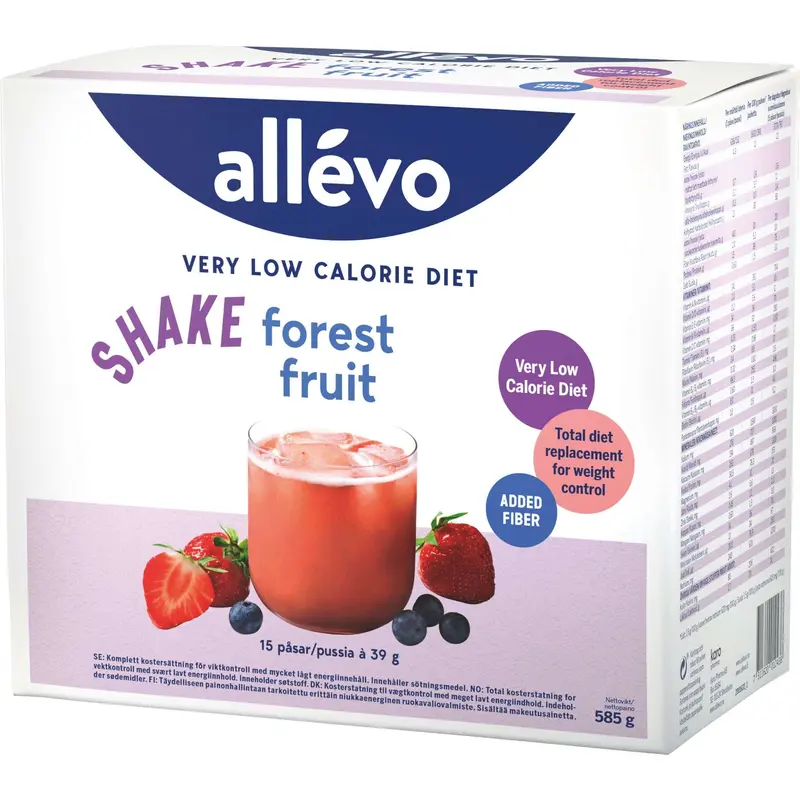 Allevo VLCD Shake Metsämarja