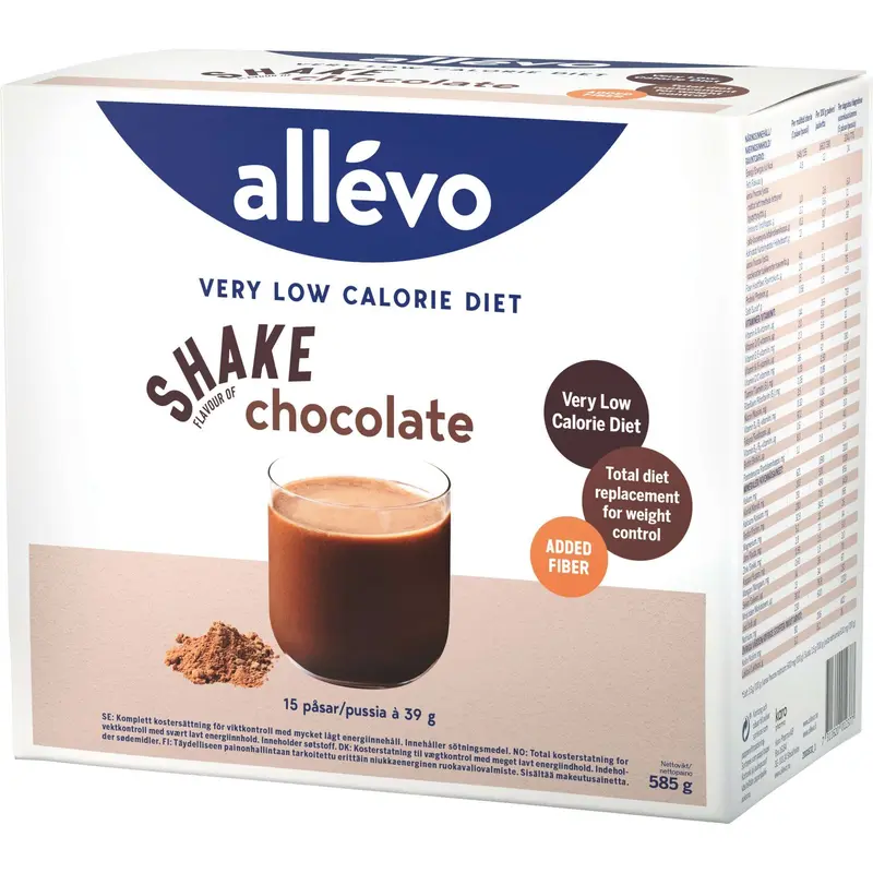 Allevo VLCD Shake Suklaa