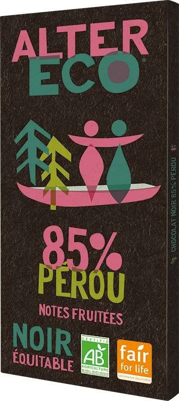 Alter Eco Luomu Tummasuklaa 85 %