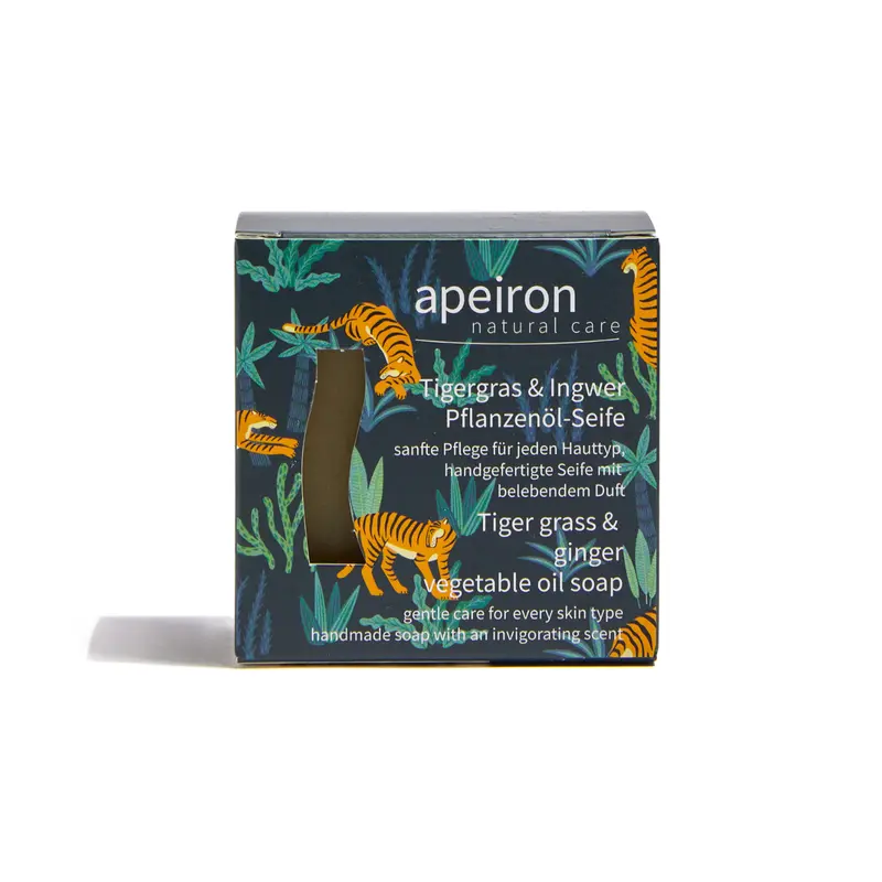 Apeiron saippua Tiger Grass & Ginger 100g