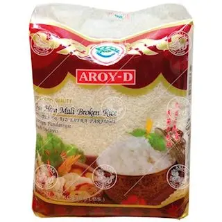 AROY D, THAI HOM MALI RICE BROKEN, 4.5KG, GAO GAY