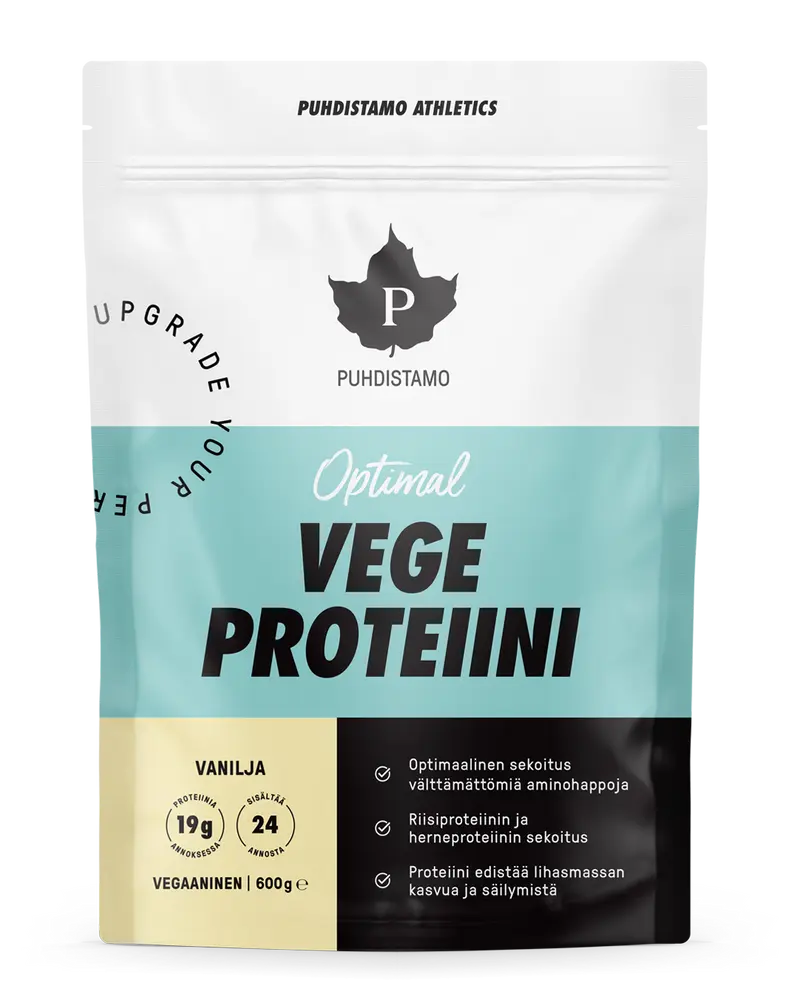 Athletics Luomu Vege Vanilja 600g