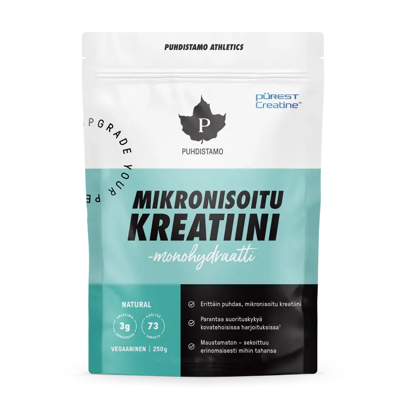Athletics Mikronisoitu Kreatiinimonohydraatti Pürest, 250 g