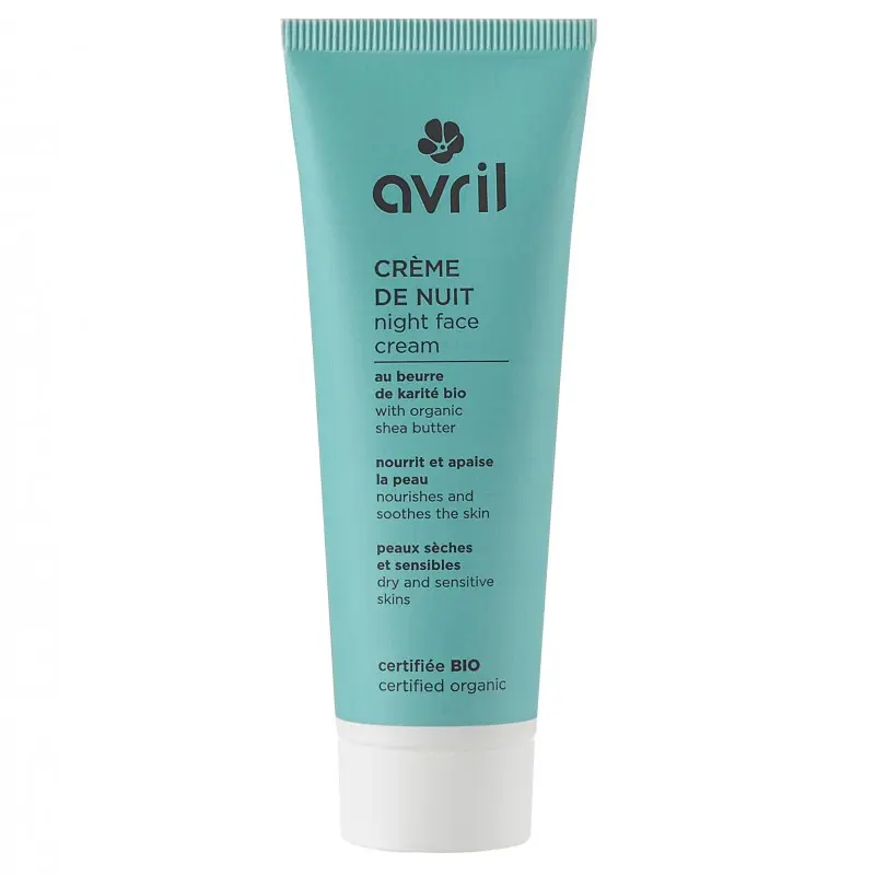 Avril Pehmentävä yövoide 50ml
