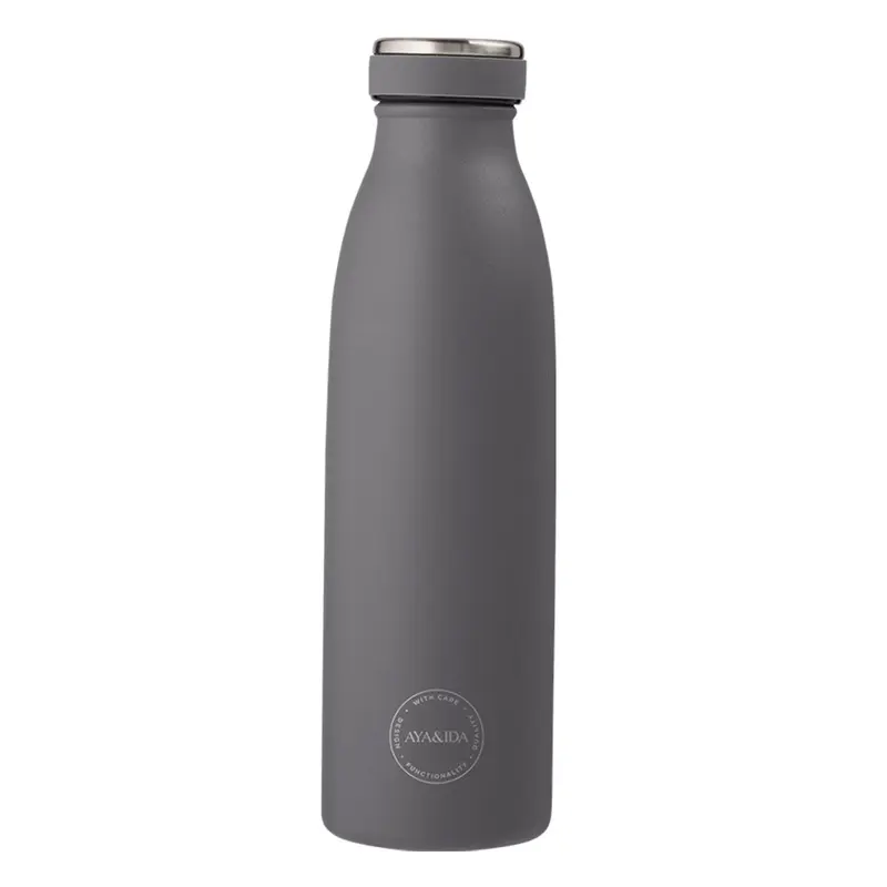 AYA&IDA Drikkeflaske - Dark Grey (500 ml)