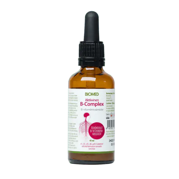 B-Complex Aktiiviset tipat 40 ml, Biomed
