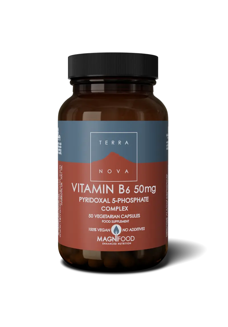 B6-vitamiini P5-P 50mg, 50 kpl (Vitamin B6 50 mg Pyridoxal 5-phosphate complex), 27 g