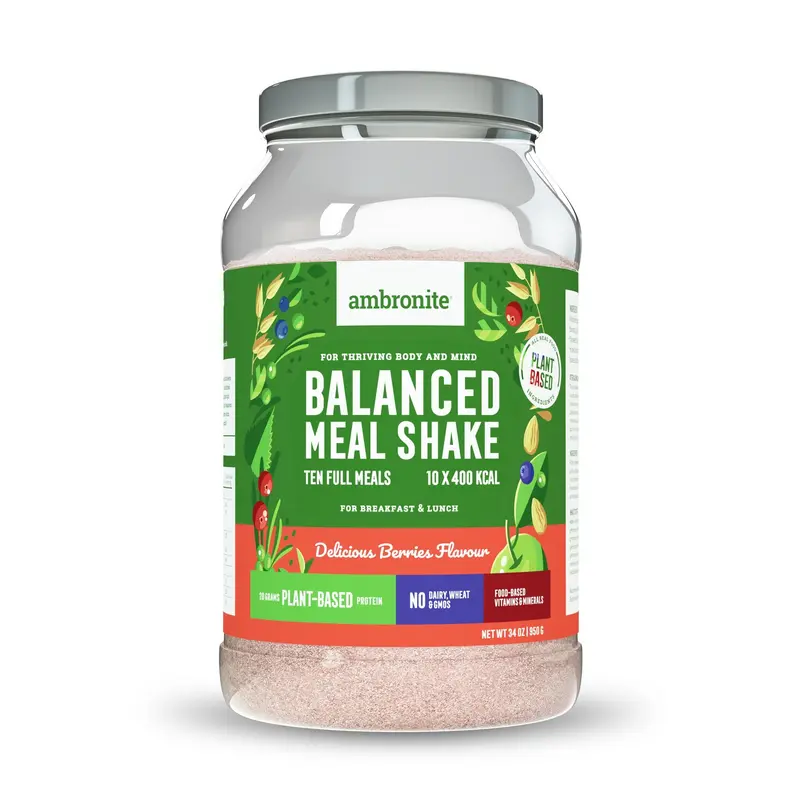 Balanced Meal Shake, Berries, 10 Doses, 950 g