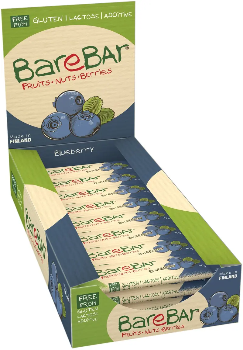 BareBar Mustikka 24-pack