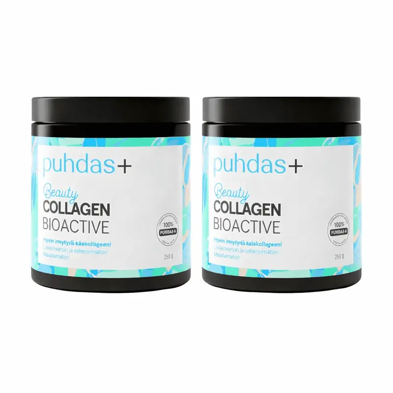 Beauty Collageen Bioactive 2x250 g, Säästöpakkaus, Puhdas+