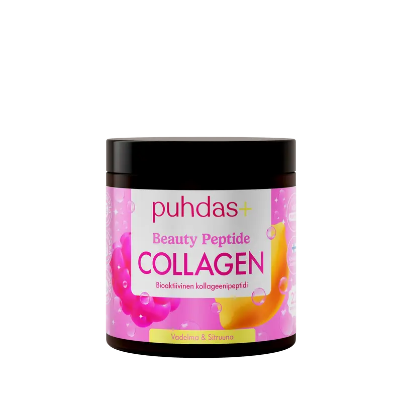 Beauty Peptide Collagen Vadelma-Sitruuna, 80 g
