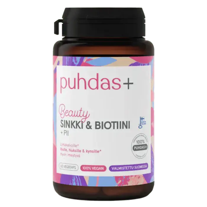 Beauty Sinkki & Biotiini + Pii 60 kaps, Puhdas+