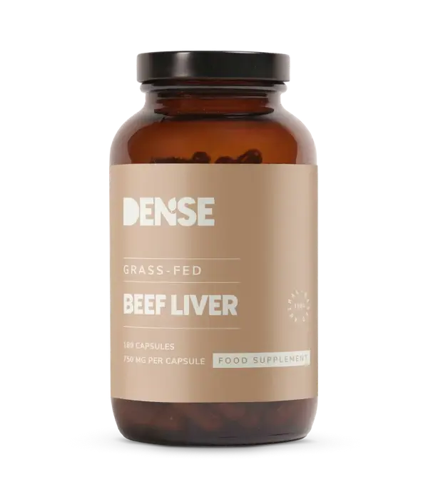 Beef Liver- Naudan Maksakapselit 180 kaps, Dense