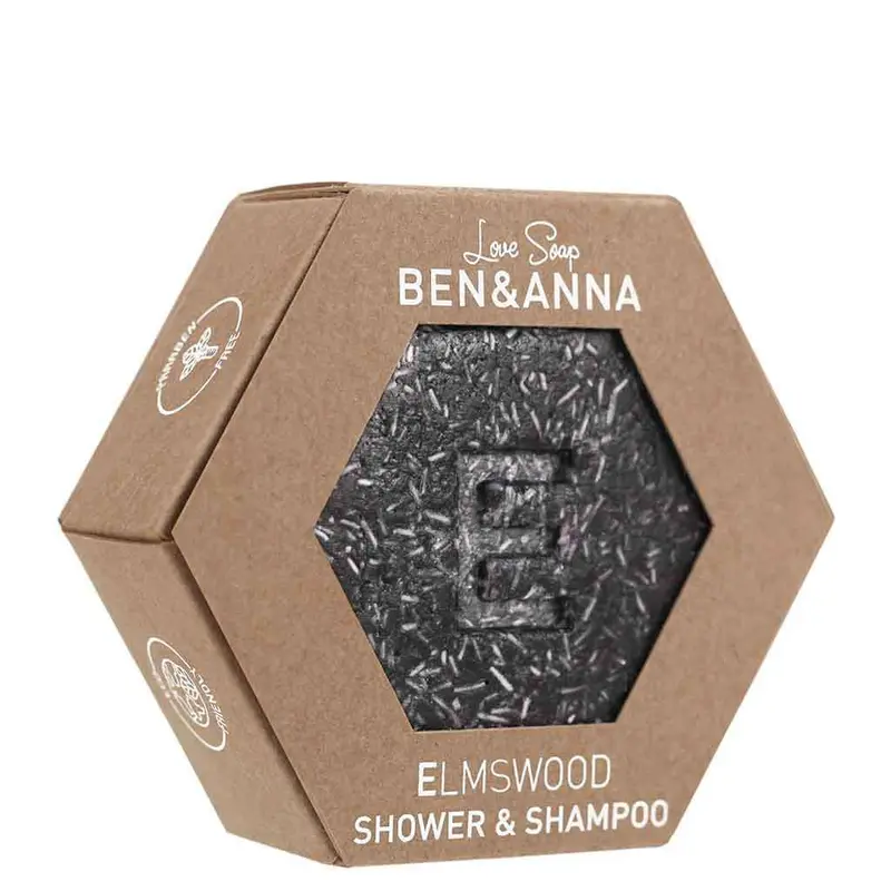 Ben & Anna Shower & Shampoo Palasaippua Elm Wood