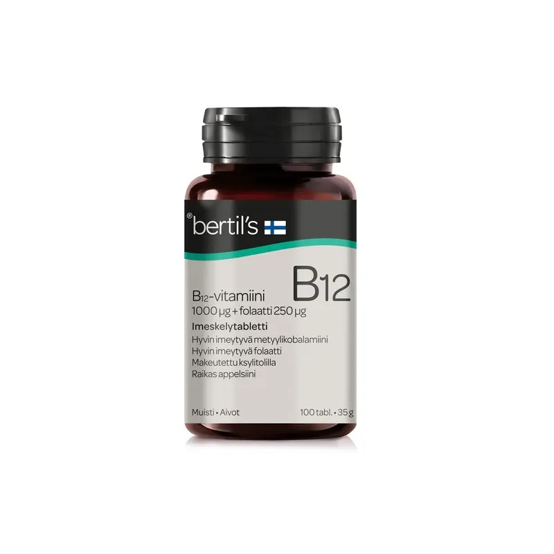 Bertils B12-vitamiini + Folaatti