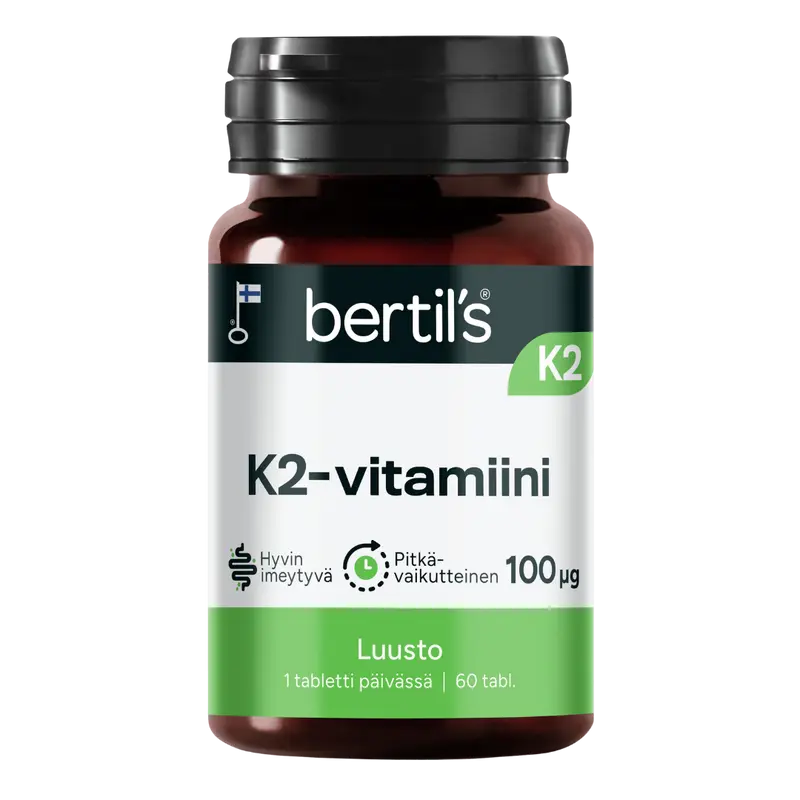 Bertil's K2-vitamiini 100 µg 60 tabl.