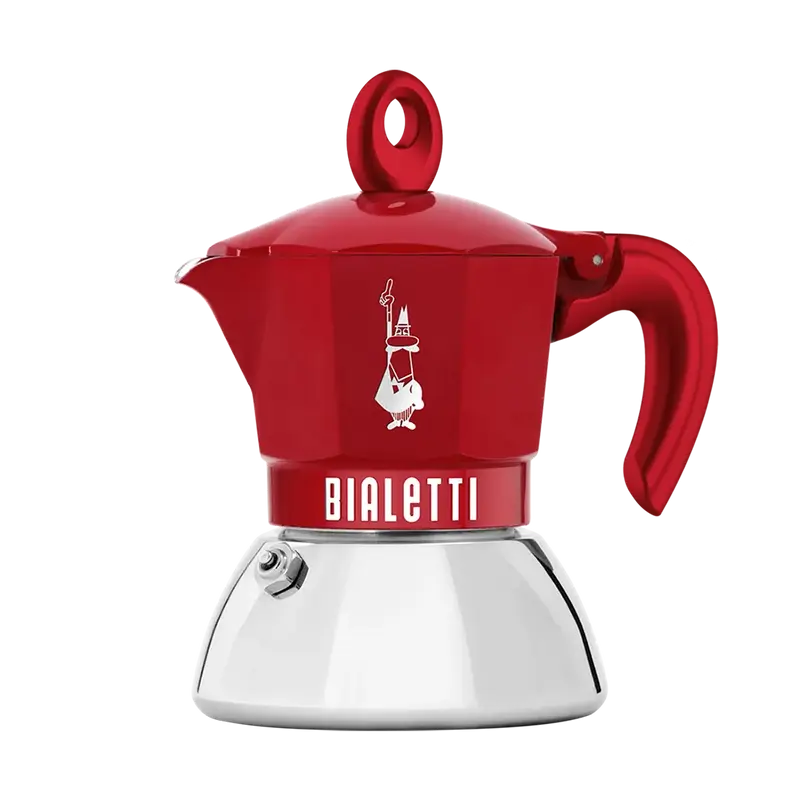 Bialetti Moka Exclusive Induction, punainen