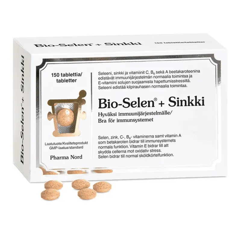 Bio-Seleeni 50 µg + Sinkki 15 mg 150tabl, Pharma Nord
