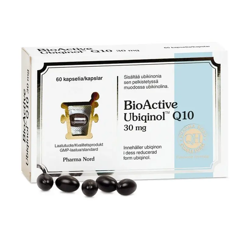 BioActive Ubiqinol Q10 30mg 60 kaps, Pharma Nord