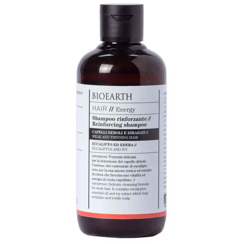 Bioearth HAIR 2.0 Shampoo ohuille ja oheneville hiuksille