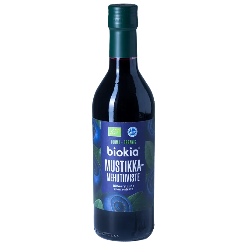 Biokia Luomu Mustikkamehutiiviste