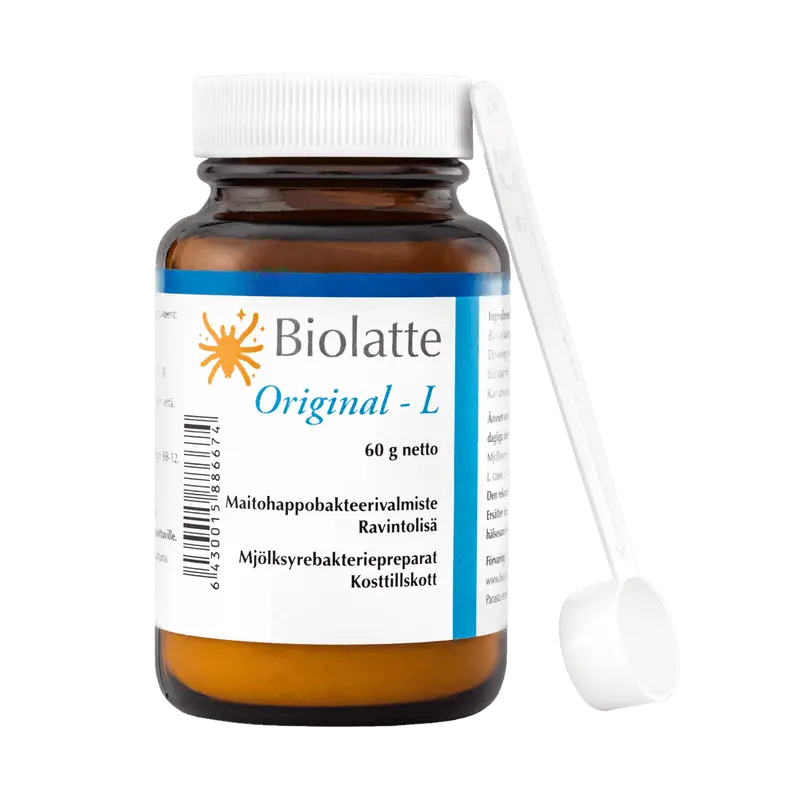 Biolatte Original-L maitohappobakteeri Lapsille 60g