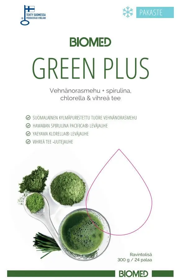 Biomed Green Plus jääpalat