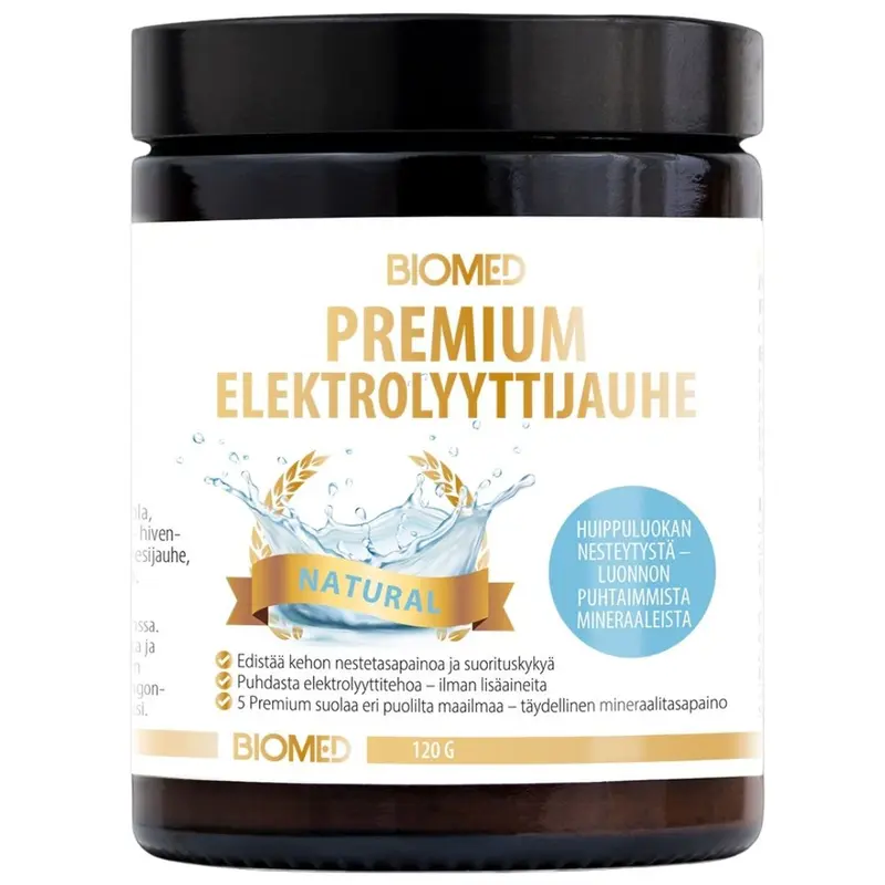 Biomed Premium Elektrolyyttijauhe Natural