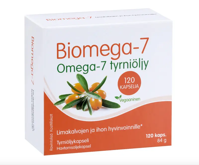 Biomega-7 Tyrniöljykapseli 120 kaps