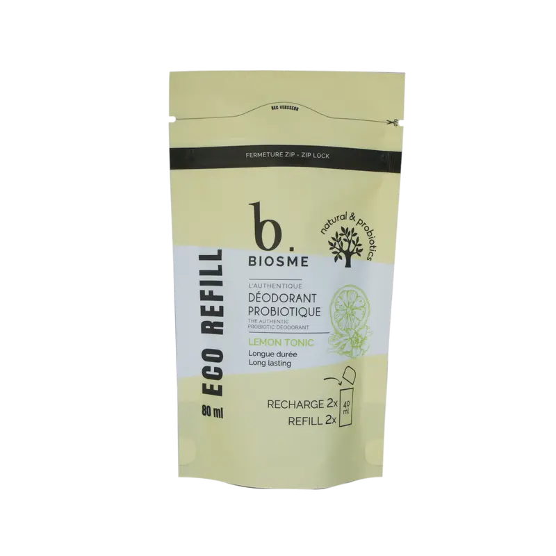 Biosme deo Lemon Tonic refill 80ml, deodoranttitäyttö