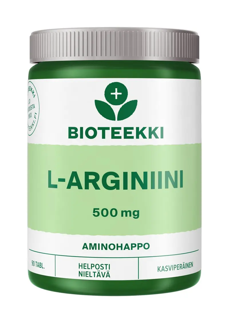 Bioteekki L-Arginiini 500 mg