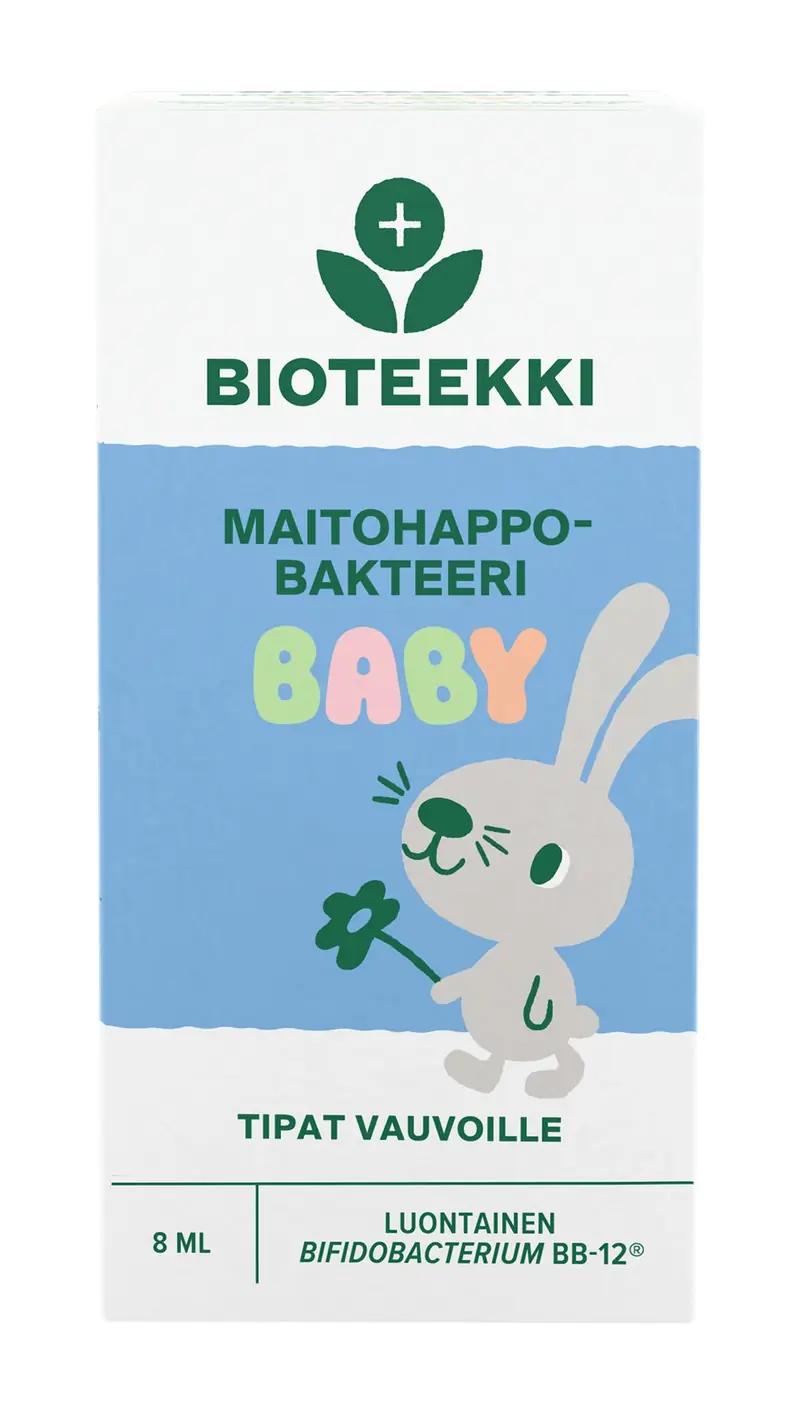 Bioteekki Maitohappobakteeri Baby Tipat (Parasta ennen 31.10.2026)