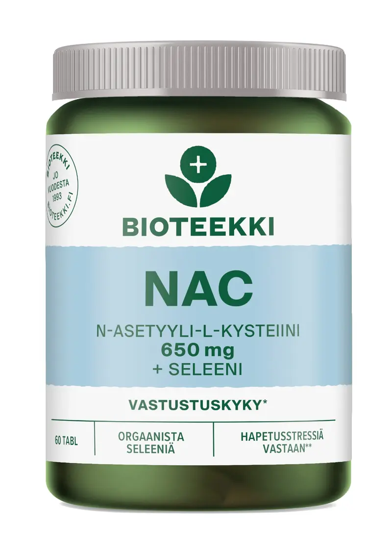 Bioteekki NAC + Seleeni 60 tabl.