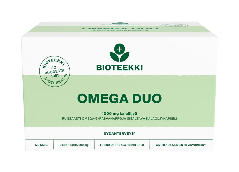 Bioteekki Omega Duo 120 kaps.